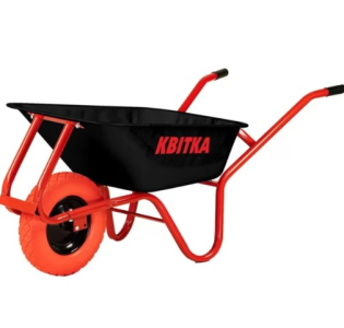 Тачка строит.1-колесн. КВІТКА PRO Formula 1 ПК8PR 4x8  (100л, 180кг) 