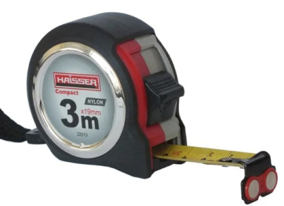 Рулетка HAISSER Compact магнит. 3мx19мм (22013)