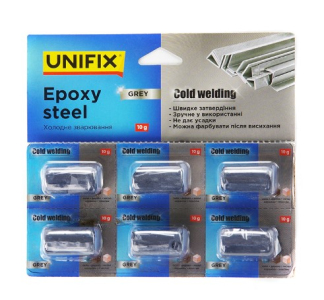 Холодная сварка UNIFIX серая 10гр 