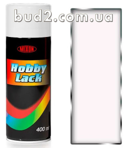 Краска аэрозольная, 400мл (белый глянец) Mixon Hobby Lack