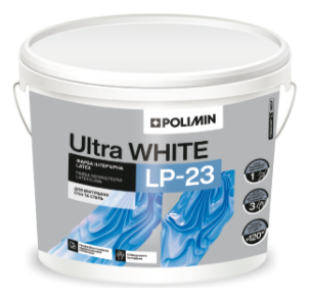 Краска интерьерная POLIMIN LP-23 Ultra WHITE Класс 3 (3,5кг)