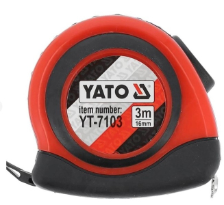 Рулетка магнит 3мх16мм YATO YT-7103