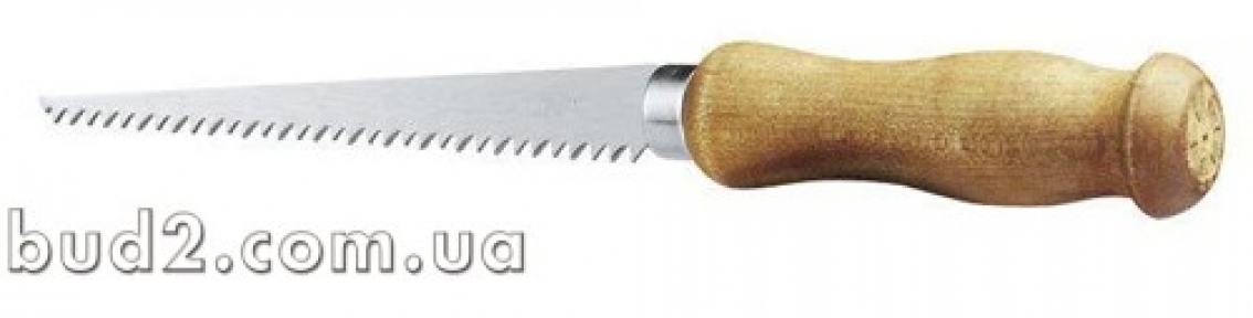 Ножовка по гипсокартону, 152 мм, деревян. ручка, 6 зуб/1  Стэнли (0-15-206)