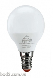 Лед.лампа RH Стандарт ШАР 7Вт Е14 4000К, G45 HN-155030