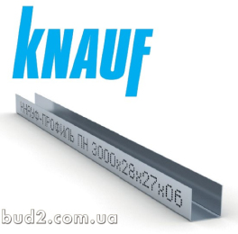 Профиль KNAUF UD 27x28, 4м (0,60 мм)