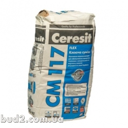 Клей для плитки эласт. Ceresit (Церезит)  СМ 117 (25 кг)