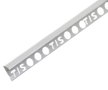 Уголок для плитки алюмин. TIS 10 мм, наружный, серебро НАП 10 (2,7м)