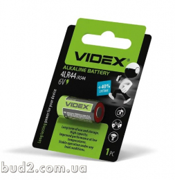 Батарейка VIDEX 4LR44/A544 (1шт)