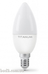 Лампа лед. TITANUM C37 6W E14 4100K 220V (TL-С37-06144)